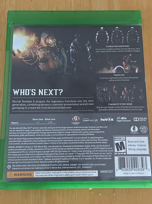 Mortal Kombat X - Microsoft Xbox One