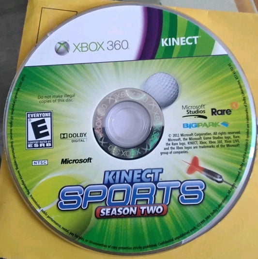 Kinect Sports Season 2 Xbox 360