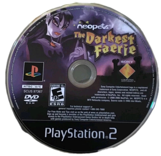 Neopets: The Darkest Faerie PlayStation 2