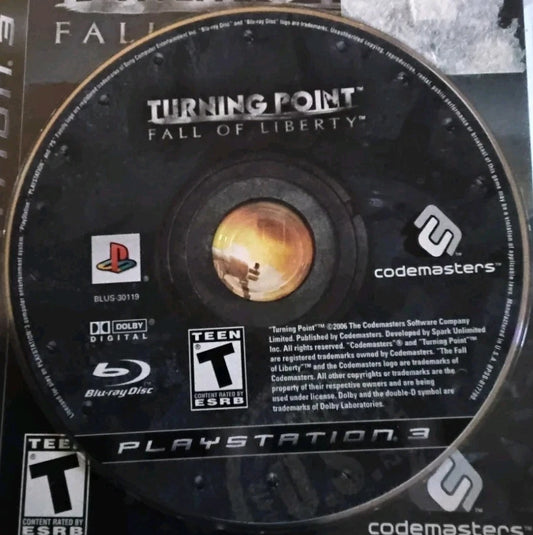 Turning Point: Fall of Liberty PlayStation 3