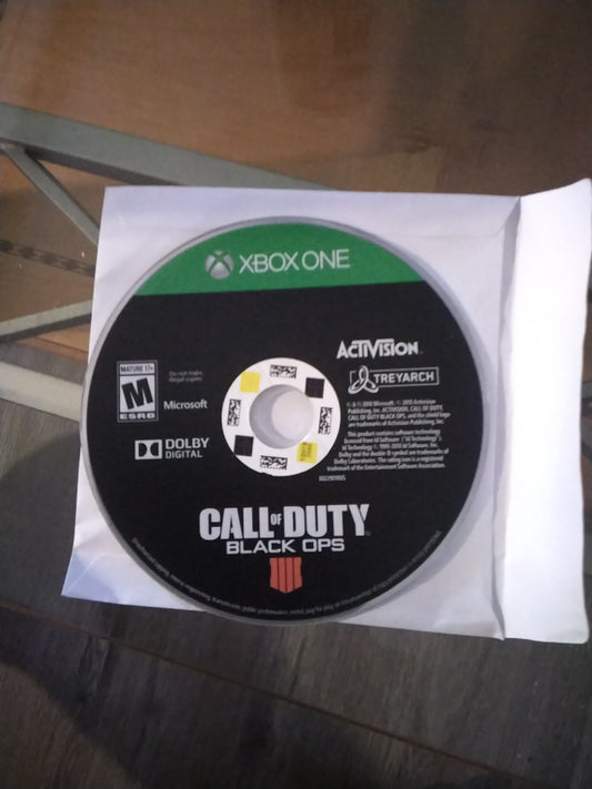 Call of Duty Black ops 4 Xbox One